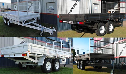 Tandem Axle Flat Deck Trailers - Premium Range