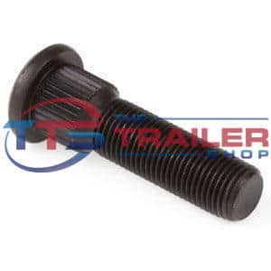 Wheel Stud 1/2" UNF Short Knurl Industrial