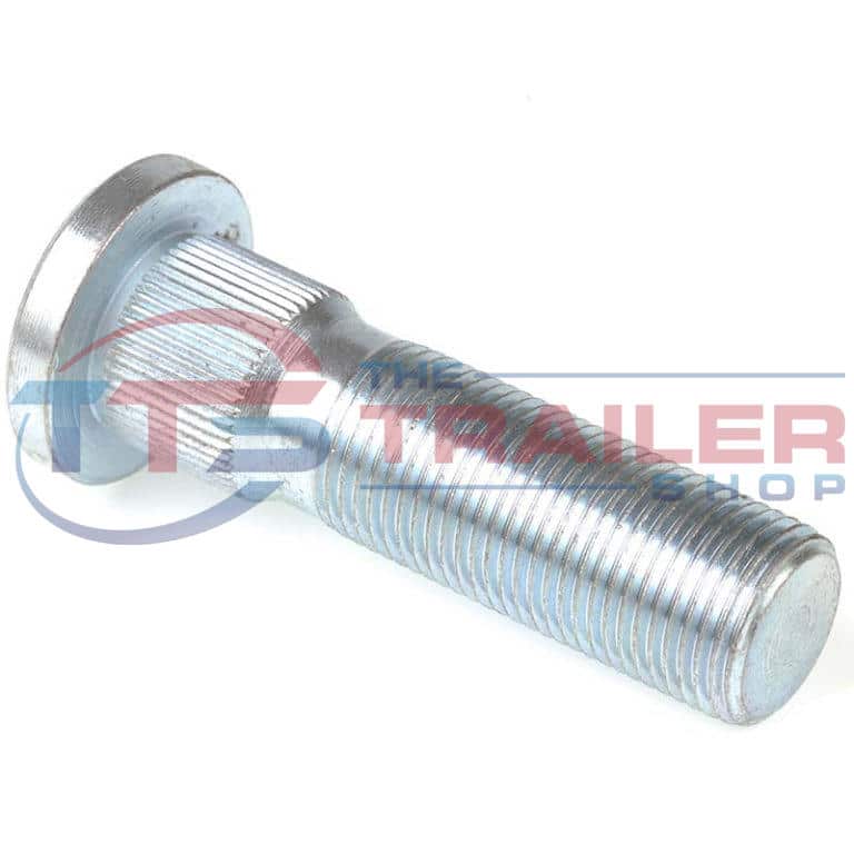 Wheel Stud 1/2" UNF Short Knurl Industrial The Trailer Shop