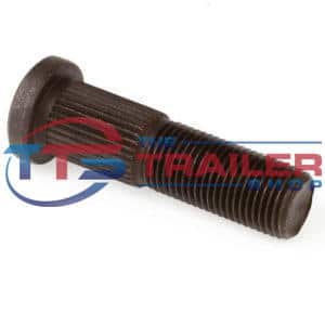 Wheel Stud 9/16" UNF Long Knurl