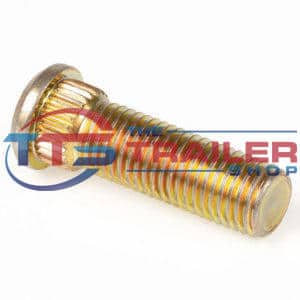 Wheel Stud M12x1.5 Short Knurl Plated