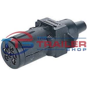 82121 7 pin small round plastic plug narva