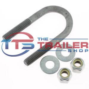 U-Bolt 1/2” 39mm Round x 100mm Galvanised