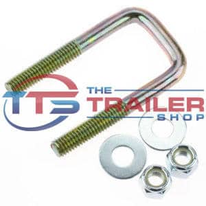 U-Bolt 1/2” 40mm Square x 100mm