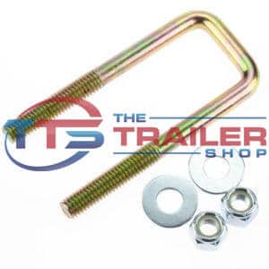 U-Bolt 1/2” 40mm Square x 125mm