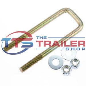 U-Bolt 1/2” 40mm Square x 150mm