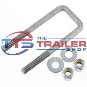 U-Bolt 1/2” 45mm Square x 138mm Galvanised