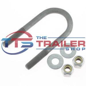 U-Bolt 1/2” 50mm Round x 125mm Galvanised