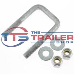 U-Bolt 1/2” 50mm Square x 100mm Galvanised