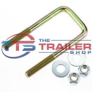 U-Bolt 1/2” 50mm Square x 125mm