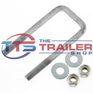 U-Bolt 1/2” 50mm Square x 138mm Galvanised