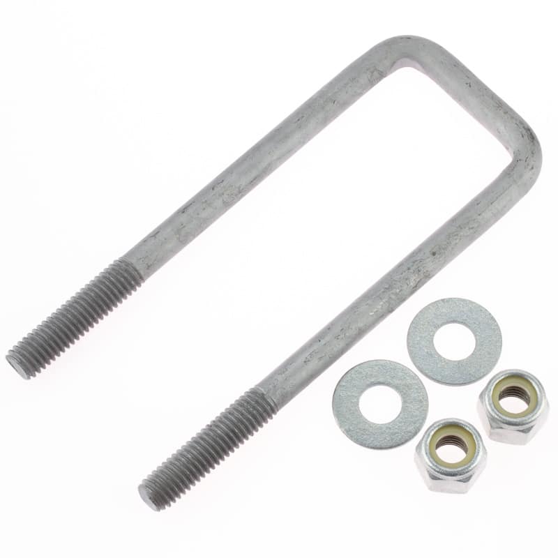 UBolt 1/2” 50mm Square x 170mm Galvanised The Trailer Shop