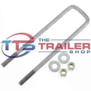 U-Bolt 1/2” 50mm Square x 250mm Galvanised