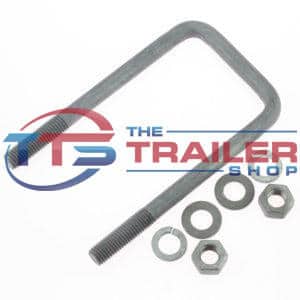 U-Bolt 1/2” 68mm Square x 145mm Galvanised