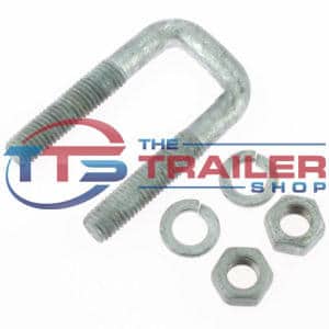 U-Bolt M10 24mm Square x 60mm Galvanised