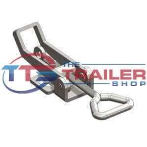 Over Centre Latch & Hook Zinc Plated - Medium