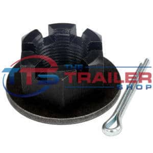 Axle Nut Kit 1" UNS Castellated AL-KO 14tpi