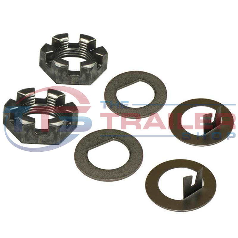 Dexter EZ Lube Spindle Nut Kit Castellated The Trailer Shop