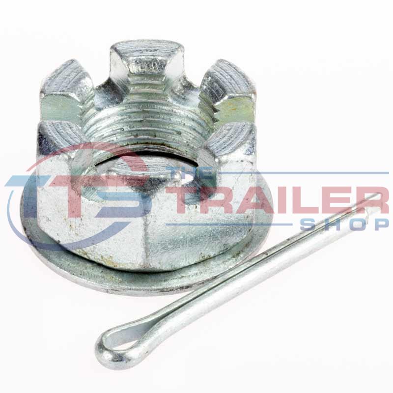 Axle Nut Kit 7/8" Castellated The Trailer Shop