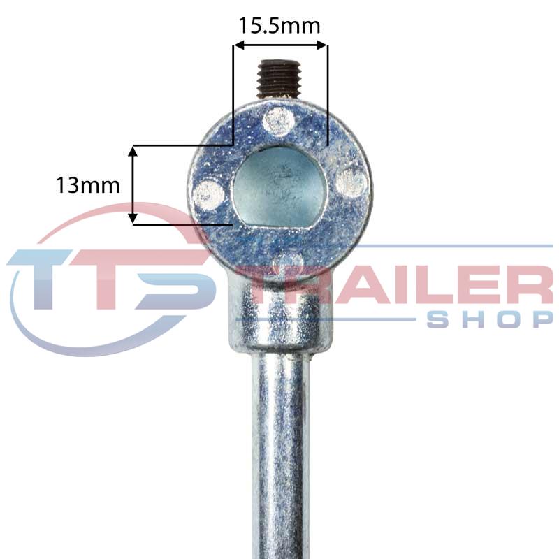 Jockey Wheel Handle With Grub Screw Manutec The Trailer Shop