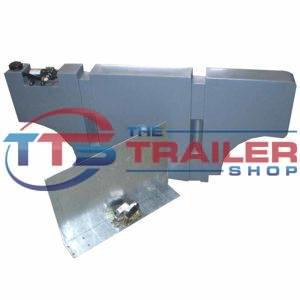 50L Slimline Poly Water Tank with Pump & Mount Kit PRV50-P-MK