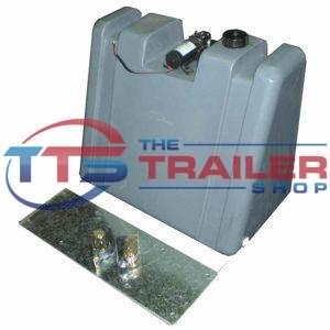60L Upright Poly Water Tank with Pump & Mount Kit PRV60-P-MK