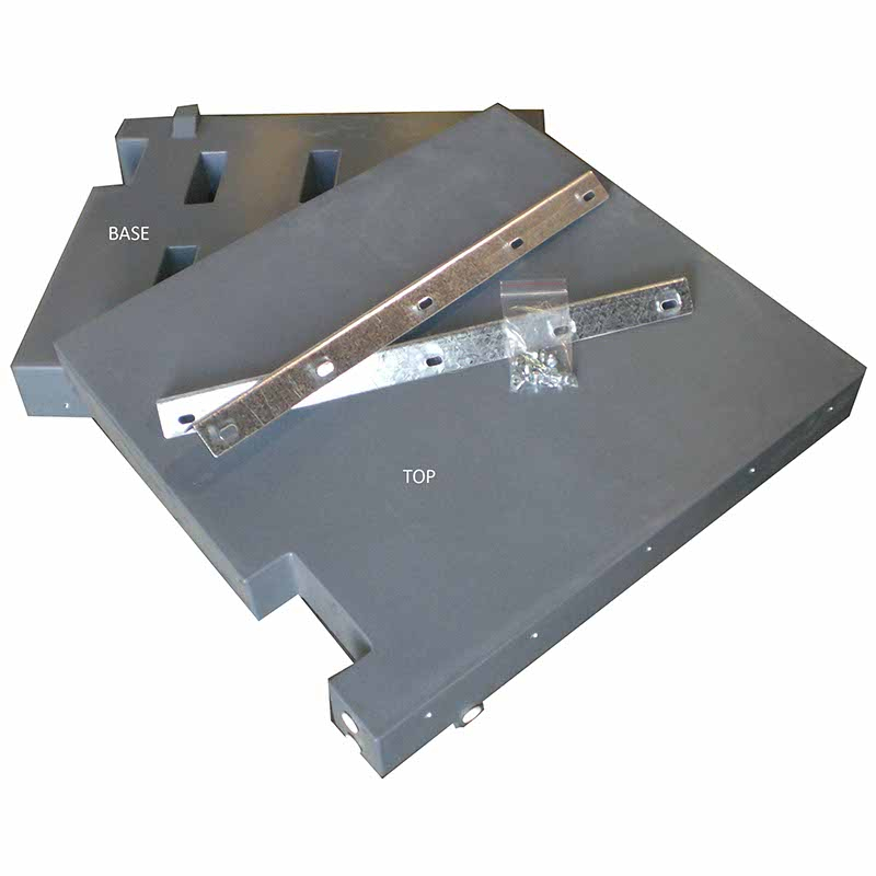 70L Slimline Poly Water Tank with Mount Kit PRV70SS-MK