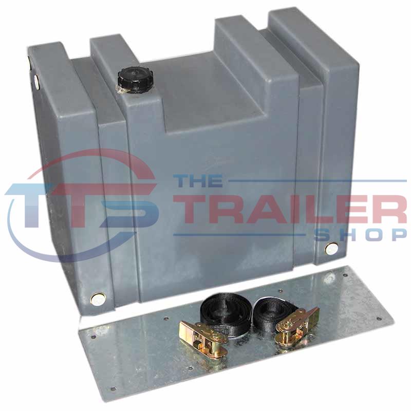 67L Upright Poly Water Tank with Mount Kit PRV75MK The Trailer Shop