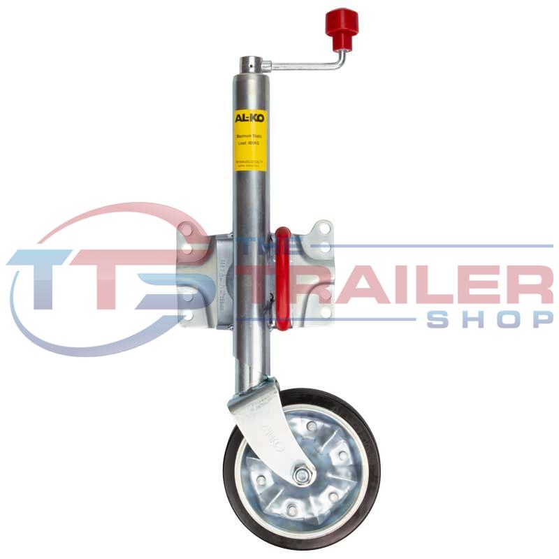 ALKO Premium 8" Jockey Wheel With 3 Bolt Centre Swivel Bracket The