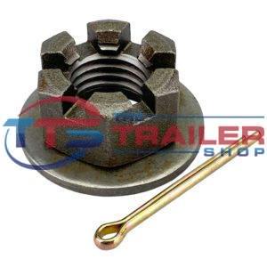 Axle Nut Kit 1" UNC Castellated 8tpi