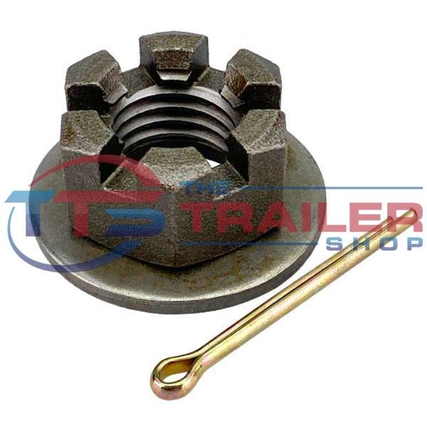Axle Nut Kit 1" UNC Castellated The Trailer Shop