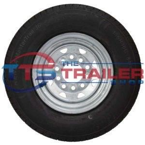 145/80r10 Tyre + 10x4.5" Multifit Rim