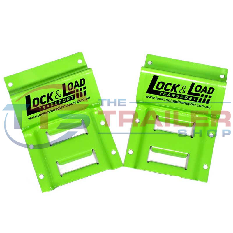 Lock & Load Wheel Chock Plates 2 Pack The Trailer Shop