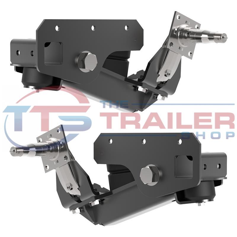 Timbren Axle-Less 1580Kg Galvanised with 4" Drop 3.5K Stub Axles - Image 2