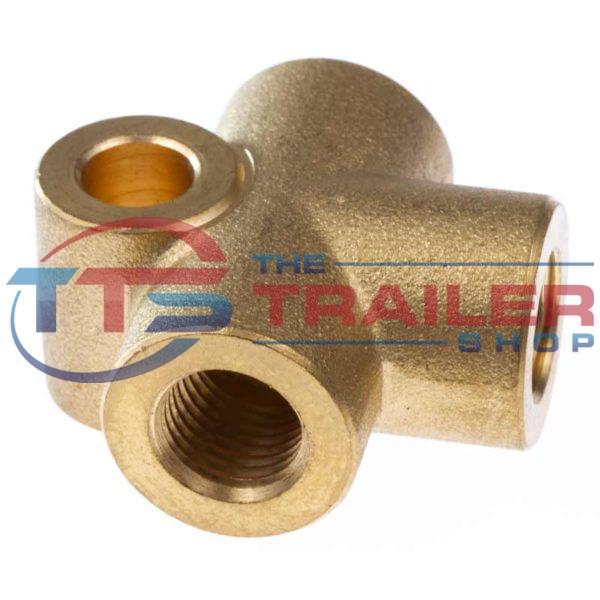 Hydraulic Brass 3 Way Tee - Image 2