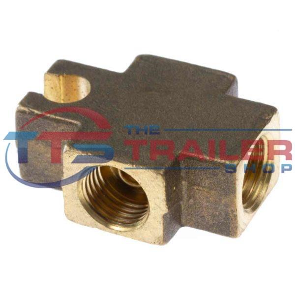 Hydraulic Brass 3 Way Tee AL-KO - Image 2