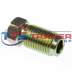 Hydraulic Tube Nut Long 3/8" Zinc