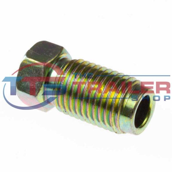 Hydraulic Tube Nut Long 3/8" Zinc