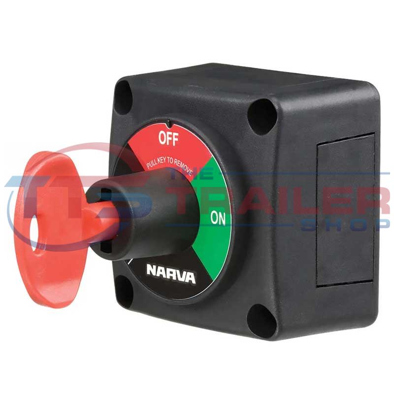Battery Master Switch With Removeable Key Narva The Trailer Shop