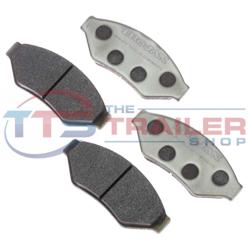 Trojan Stainless Steel Hydraulic Disc Brake Caliper Pads 4pk The