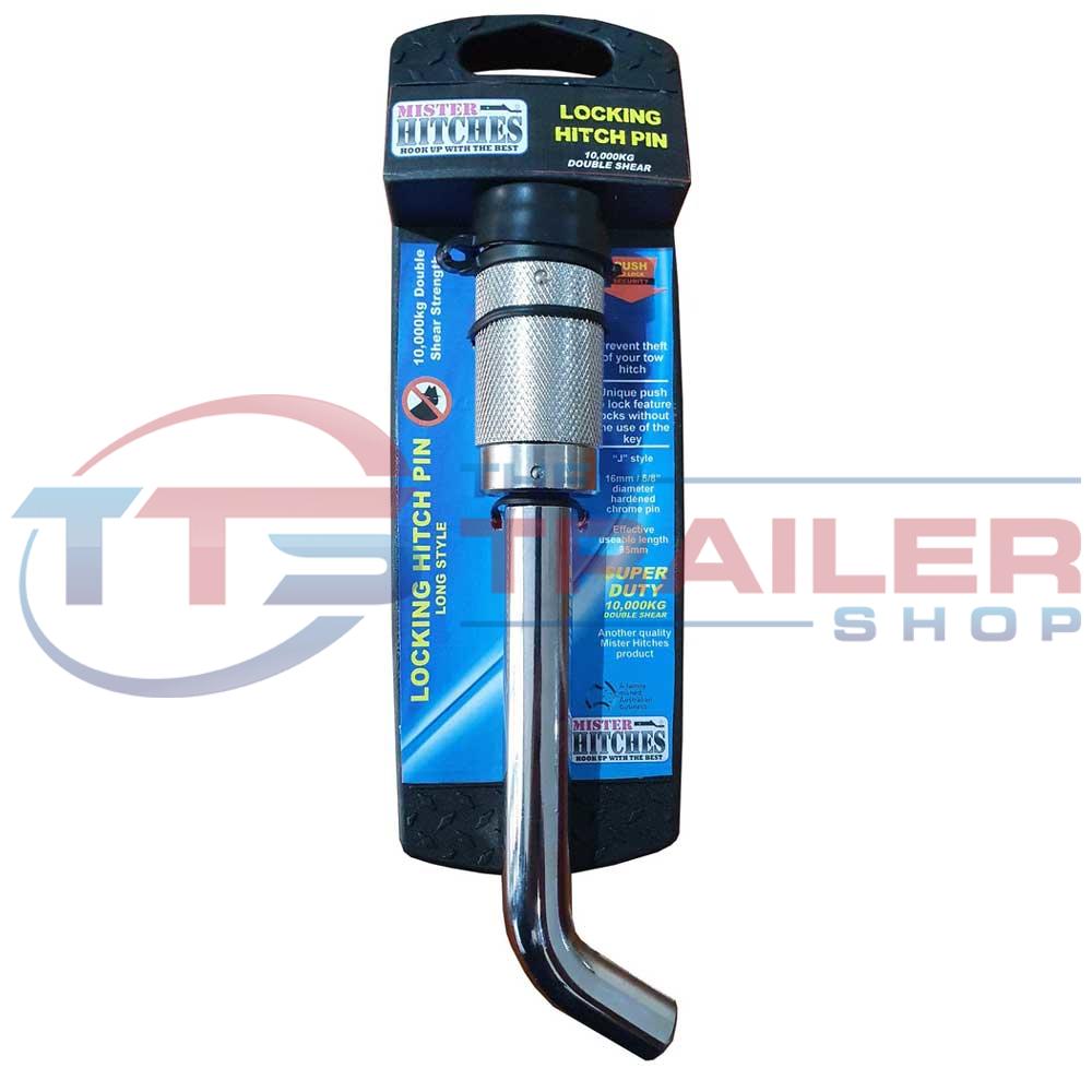 Mister Hitches Locking Hitch Pin J Style The Trailer Shop