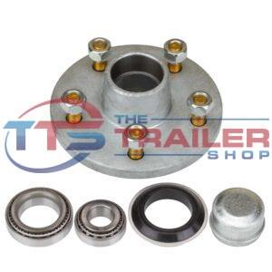 5 Stud Ford Hub Galvanised With Japanese SL (Ford) Bearings