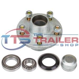 5.5" 5 Stud HT Hub Galvanised With Japanese SL (Ford) Bearings
