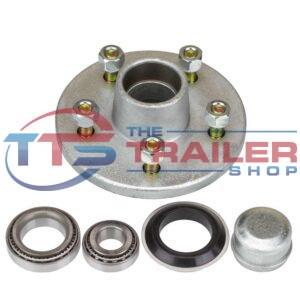 5 Stud HT Hub Galvanised With Japanese SL (Ford) Bearings