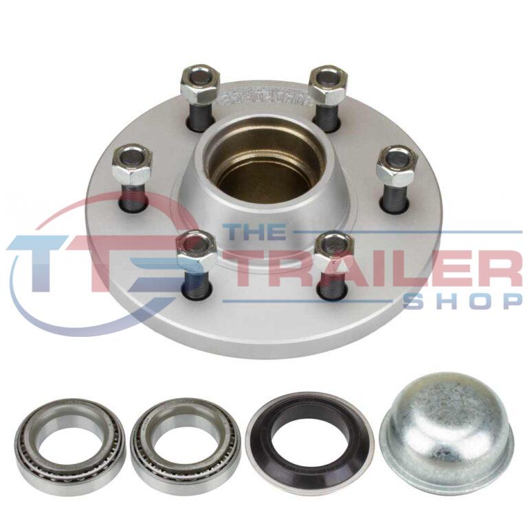 6 Stud Landcruiser Hub Galvanised With Japanese Parallel (Ford) Bearings The Trailer Shop