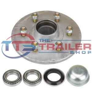8.5" 6 Stud Landcruiser Hub Galvanised With Japanese Parallel (Ford) Bearings