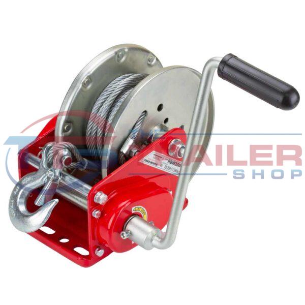 Rock Auto-Brake Winch 18.4:1 with Cable & Snap-on Hook