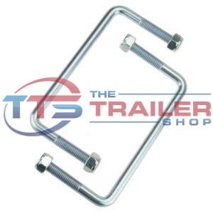 Jockey Wheel U-Bolt Set Suit 150x50mm Draw Bar
