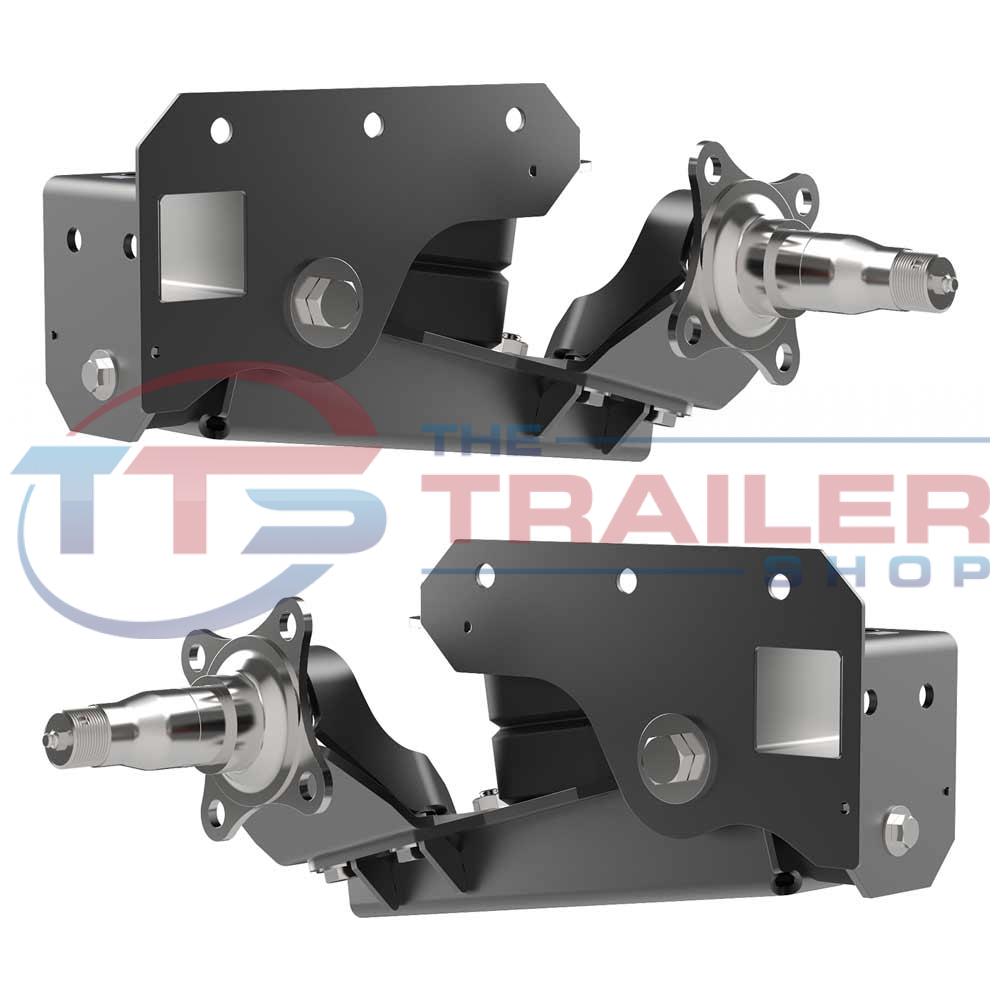 Timbren Axle-Less 540Kg Galvanised with Standard Height SL Stub Axles with Brake Flange - Image 2