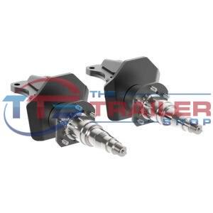 Timbren Stub Axle with Long 4" Lift Spindle Configuration & Brake Flange P041